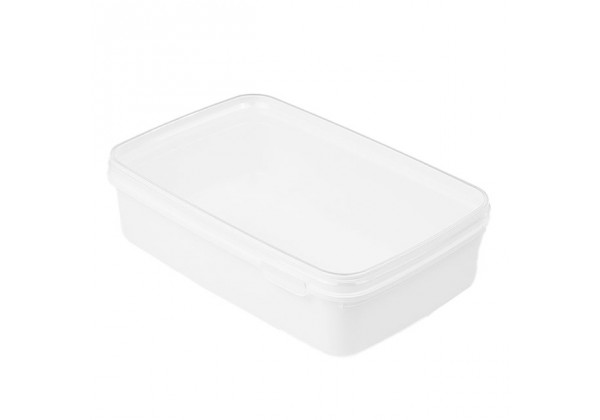 800 ML WHITE RECTANGULAR TUB